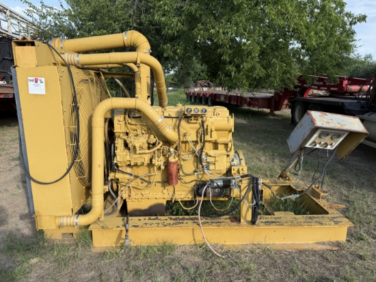 CATERPILLAR C15 W/ CHARGE AIR COOLER / RADIATOR, SKIDDED