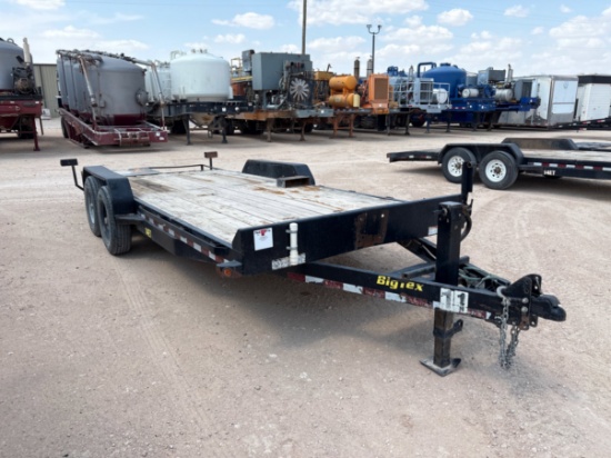 2018 BIG TEX 20 X 7 T/A BUMPER PULL TRAILER
