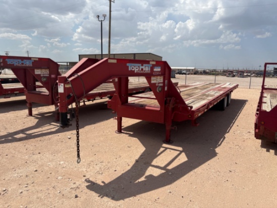 2014 TOP HAT TRAILERS 30 X 102 T/A GOOSENECK TRAILER