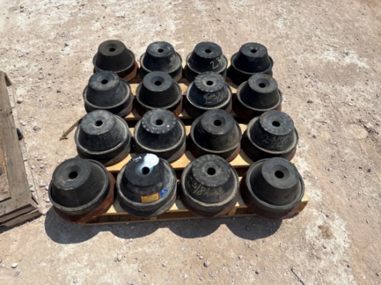 (16) Washington 2-3/8 stripper rubbers