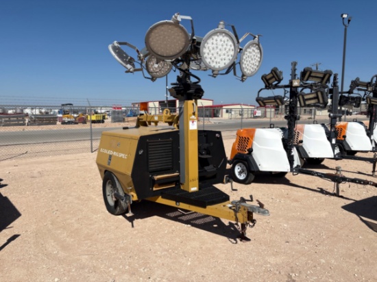 Allmand ECOLED S/a bumper pull LED light tower