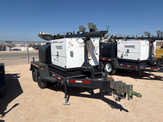2018 GENERAC MOBILE PRODUCTS MLT4200 20KW T/A LIGHT TOWER COMBO TRAILER