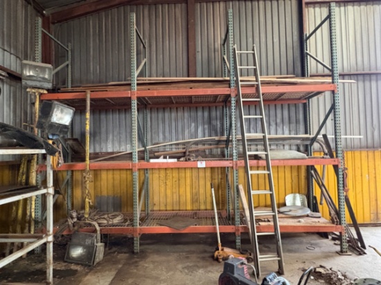 (1) 18 x 3.5 x 14 & (1) 12 x 3.5 x 14 pallet rack shelving