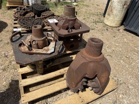 (4) Tricone Drill Bits & (3) Bit Breakers