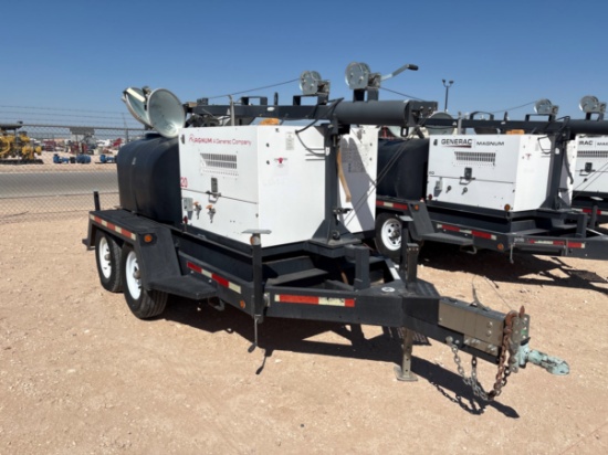 2015 MAGNUM TRAILERS MLT4200 20KW T/A LIGHT TOWER COMBO TRAILER