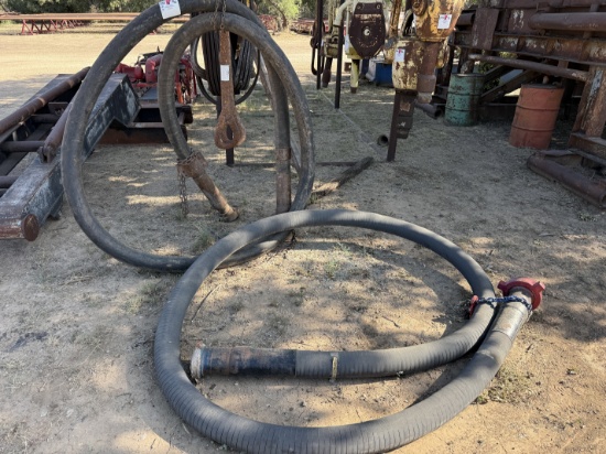 (2) 1-UNUSED 5" 7,500 PSI MUD HOSE & 1-25L 4 CONNECTIONS MUD HOSE F/ DRILLING RIG