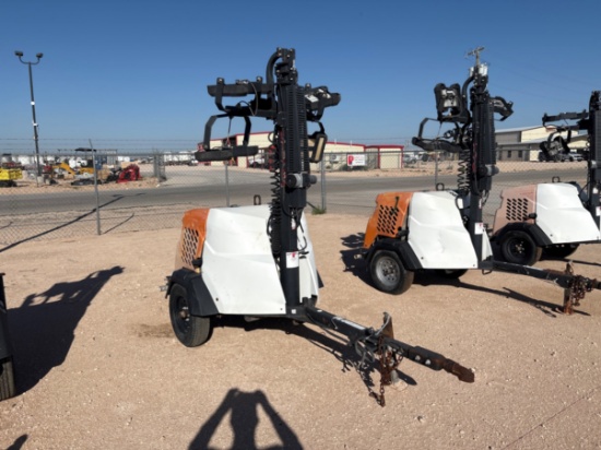 2017 GENERAC MOBILE PRODUCTS MLT6SMDS 6KW S/A BUMPER PULL LIGHT TOWER