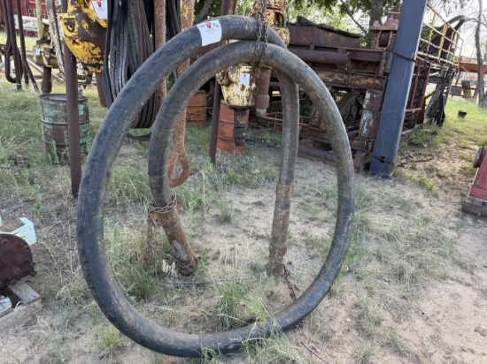 (2) 1-UNUSED 5" 7,500 PSI MUD HOSE & 1-25L 4 CONNECTIONS MUD HOSE F/ DRILLING RIG