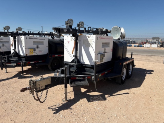 2015 MAGNUM TRAILERS MLT4200 20KW T/A LIGHT TOWER COMBO TRAILER