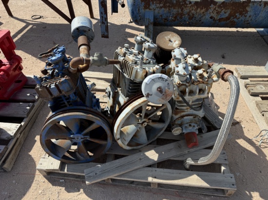 (3 X $) QUINCY MODEL 325, 18-CFM / 200 PSI INDUSTRIAL AIR COMPRESSORS
