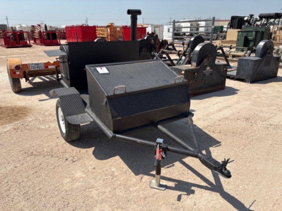 SHOPBUILT 7 x 6 S/A BUMPER PULL BBQ TRAILER