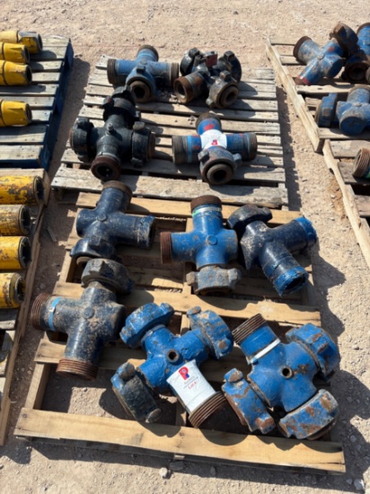 (10x$) 3 1502 T fittings & 4-Way fittings