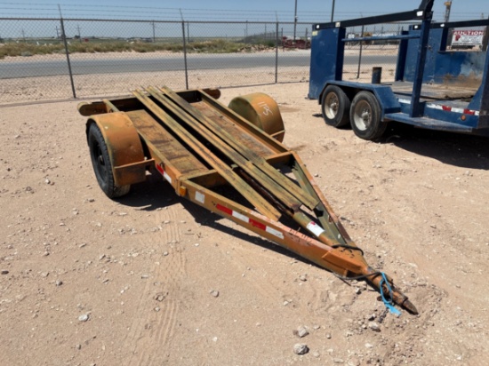 SHOPBUILT 10 x 50 s/a bumper pull tool transport trailer