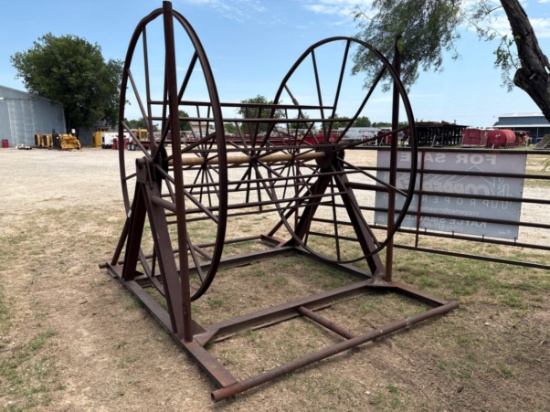 6W x 2Deep cable spool, skidded