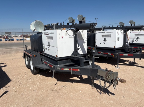 2015 MAGNUM TRAILERS MLT4200 20KW T/A LIGHT TOWER COMBO TRAILER
