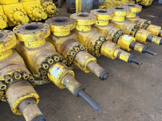 (3x$) 7-1/16 10k frac valves, field ready