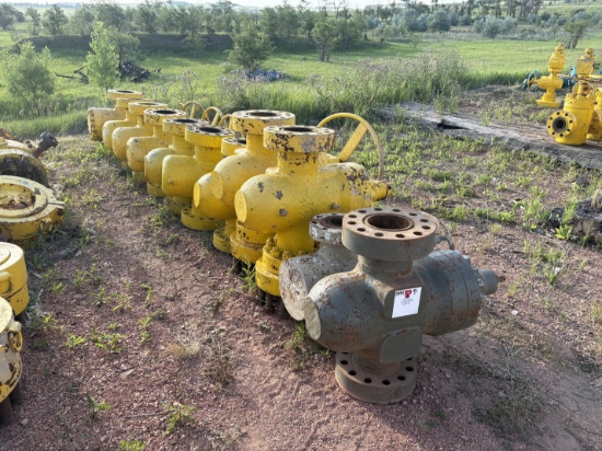 (11 x $) (10) 7-1/16 5k gate valves & (1) 4-1/16 gate valve