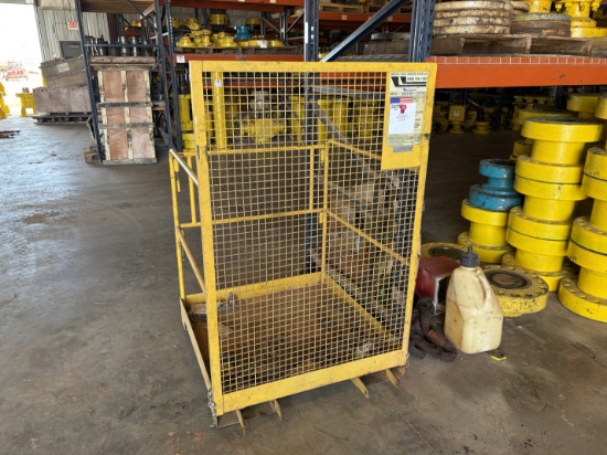 40 x 40 x 63 material flow Manlift attachment for forklift