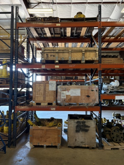 Contents of (4 shelves) w/ Assorted 7 15k frac valve parts