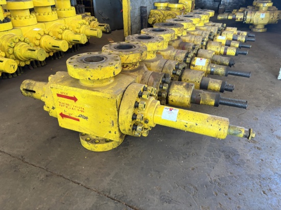 (3x$) 7-1/16 10k frac valves, field ready