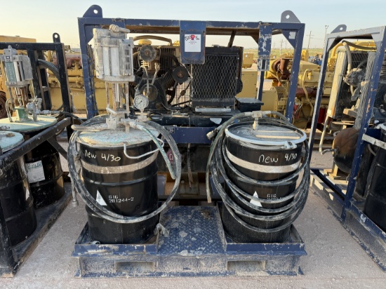 SELF CONTAINED 20K WP GREASE INJECTION UNIT P/B KOHLER DIESEL ENGINE