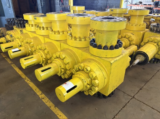 (3x$) 7-1/16 15k hydraulic frac valves, field ready
