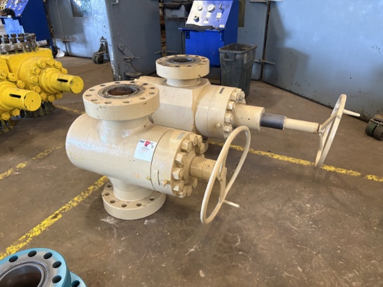 (2x$) 7-1/16 10k frac valves, field ready