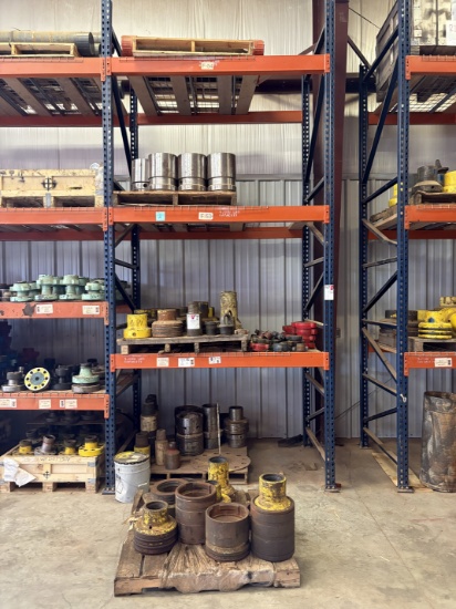 Contents of (4 shelves) w/ assorted casing packoffs, hangers, & pup jts