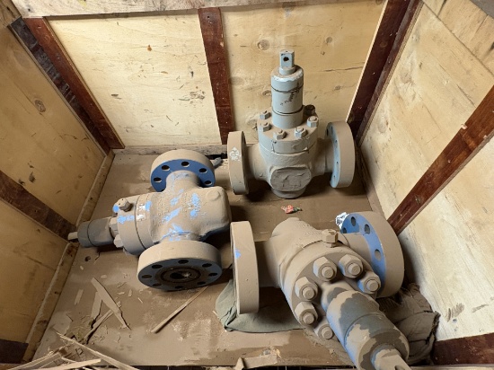 (3) 2-9/16 5k & (2) 2-1/16 10k gate valves