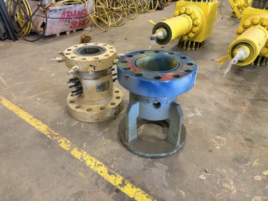 (1) Braden tubing head & (1) casing head w/ baseplate
