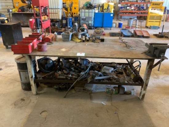 8 x 4 x 3 Shop Table and all its Contents