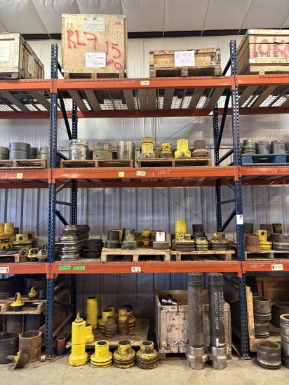 Contents of (4 shelves) w/ Assorted rl7, r39, f31, f32, f33 casing hangers, single & double o-ring p