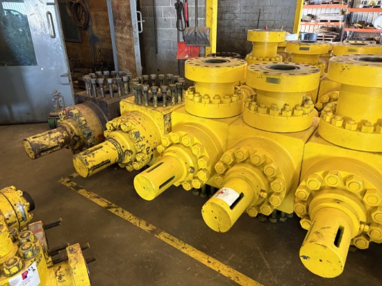 (4x$) 7-1/16 15k hydraulic frac valves, field ready