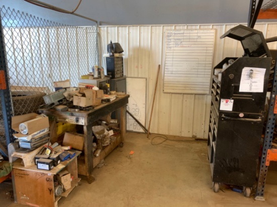 Husky Rolling Tool Box, 5 x 3 x 2 Rolling Wooden Table , 4 x 3 x 2 Paint Cabinet