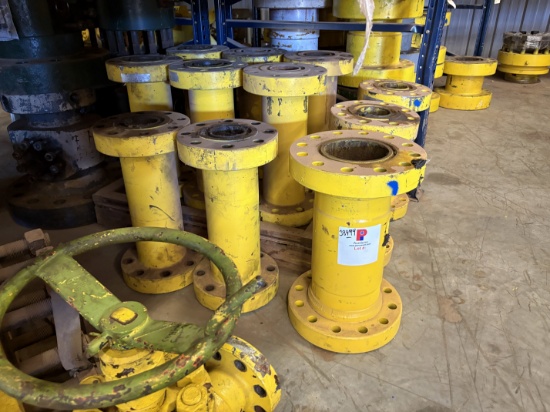 (11) 4 & 7 spacer spools, 7 4-way fluid cross, & 2-9/16 gate valve