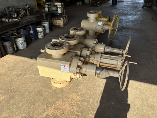 (3x$) (2) 4-1/16 15k & (1) 5-1/8 10k gate valves