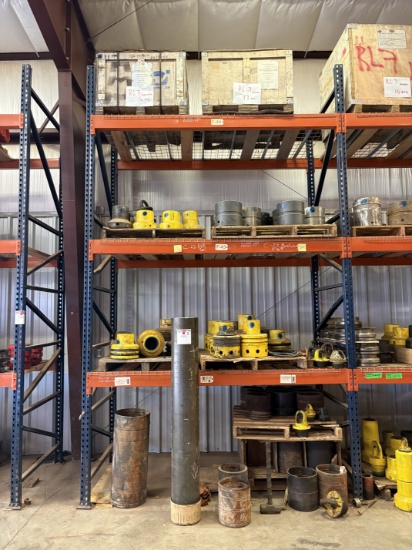 Contents of (4 shelves) w/ assorted RL-7 completion packoffs, hangers, drilling packoffs, c-22 bushi