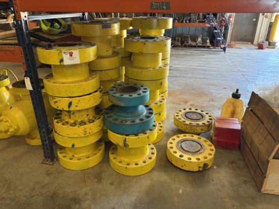 (17 x $) assorted 7-1/16 5k & 10k spacer spools