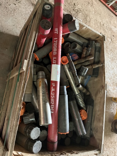 CRATE W/ (30+) 2-3/8 -2-7/8 NIPPLE & PUP JTS