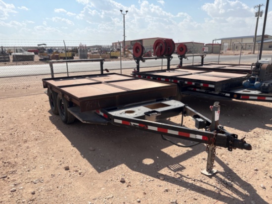 2018 SAGE OIL VAC 12 X 89 T/A BUMPER PULL TOTE TRANSPORT TRAILER