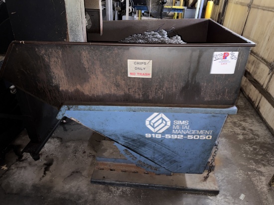 HIPPO HOPPER 3-4 CUYD SELF-DUMPING METAL HOPPER