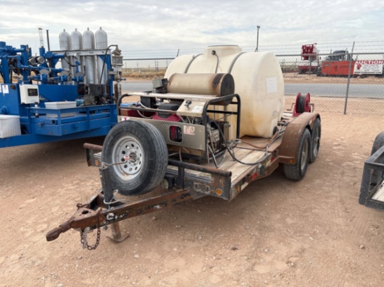 2011 LAMR 14 x 6.5 T/A BUMPER PULL PRESSURE WASH TRAILER