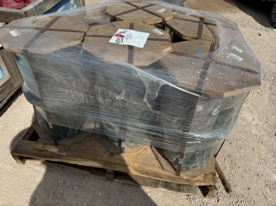 PALLET W/ (5) UNUSED 5 ZIRCONIA NATIONAL 14-P-220 PUMP LINER & (1) PZ10/11 5-1/2 PUMP LINER