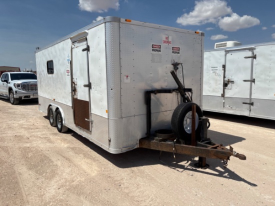 2012 MIDDLEBURY TRAILERS 20 X 100 T/A BUMPER PULL DOGHOUSE TRAILER
