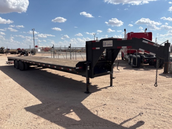 40 x 8 t/a gooseneck trailer