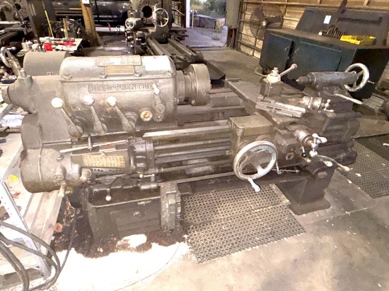1942 REED-PRENTICE CORP. 14 SLIDING GEAR HEAD HORIZONTAL LATHE