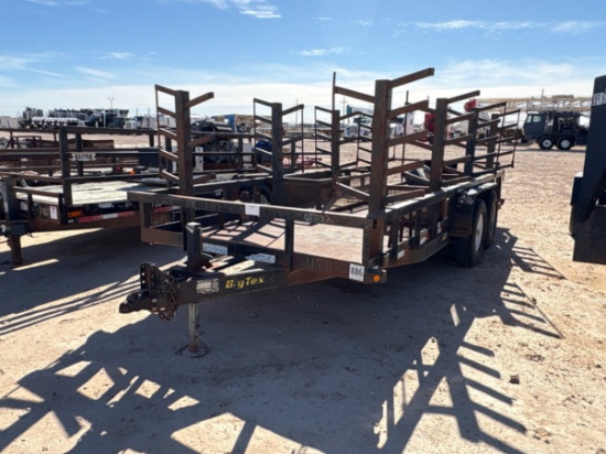 2012 BIG TEX 18 X 7 T/A BUMPER PULL UTILITY TRAILER