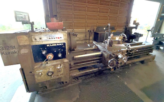 KURAKI LC 12-30 156x24 TABLE HORIZONTAL MACHINE LATHE