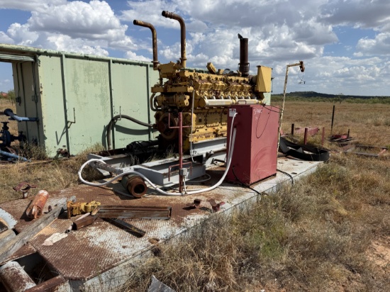 CATERPILLAR D399 ENGINE & RADIATOR (SPARE) SKIDDED