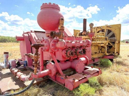3NB1000C TRIPLEX MUD PUMP P/B CATERPILLAR D398 PC ENGINE